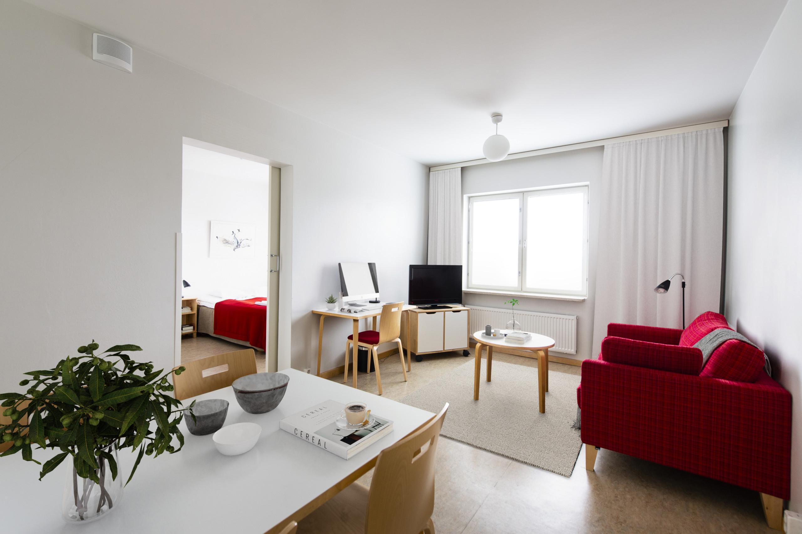 Unihome - Töölö Tower - Kalustettu asunto 1mh, 46 m2