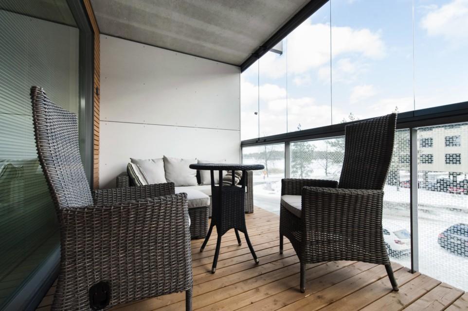 Unihome - Aalto Inn - one-bedroom flat with balcony